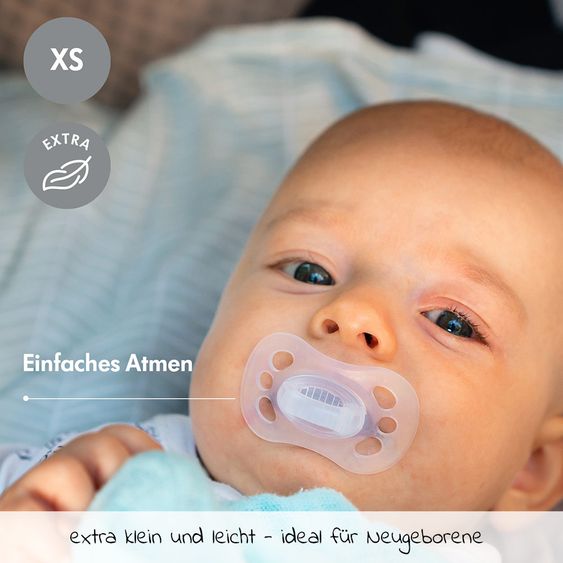 Medela Schnuller New Born DUO 0-2 M - Transparent