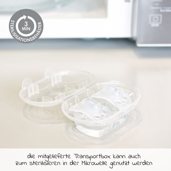 Medela Schnuller New Born DUO 0-2 M - Transparent