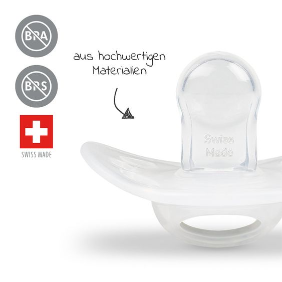 Medela Schnuller New Born UNO 0-2 M - Transparent