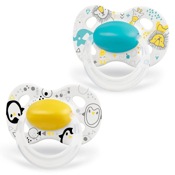 Medela Ciuccio Original DUO 0-6 M - Giallo e turchese