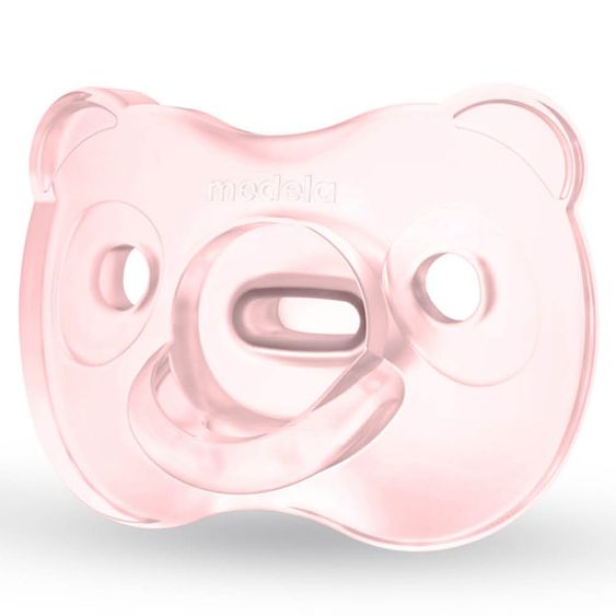 Medela Schnuller Soft Silicone UNO 0-6 M - Hellrosa
