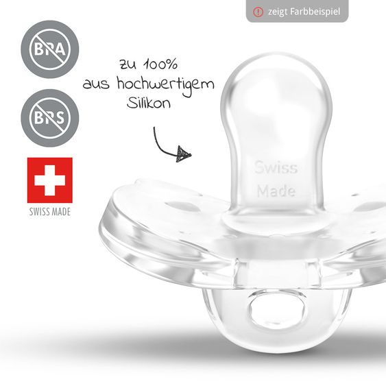 Medela Schnuller Soft Silicone UNO 0-6 M - Hellrosa