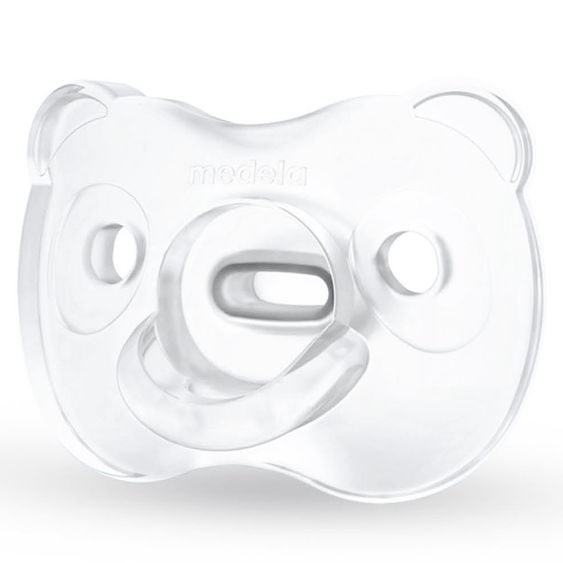 Medela Schnuller Soft Silicone UNO 0-6 M - Transparent
