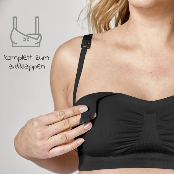 Medela Schwangerschafts- & Still-BH Keep Cool BH - Schwarz - Gr. L