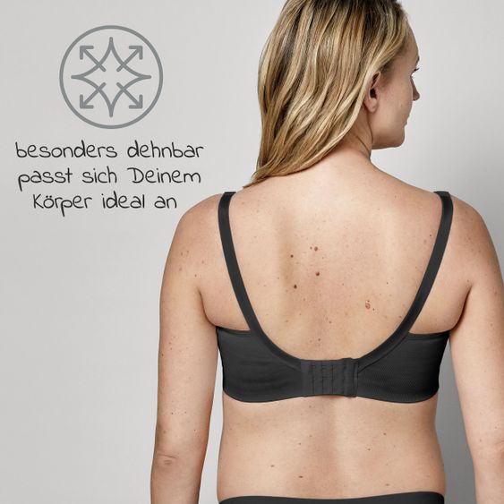 Medela Schwangerschafts- & Still-BH Keep Cool BH - Schwarz - Gr. L