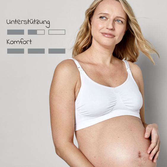 Medela Schwangerschafts- & Still-BH Keep Cool BH - Weiß - Gr. XL