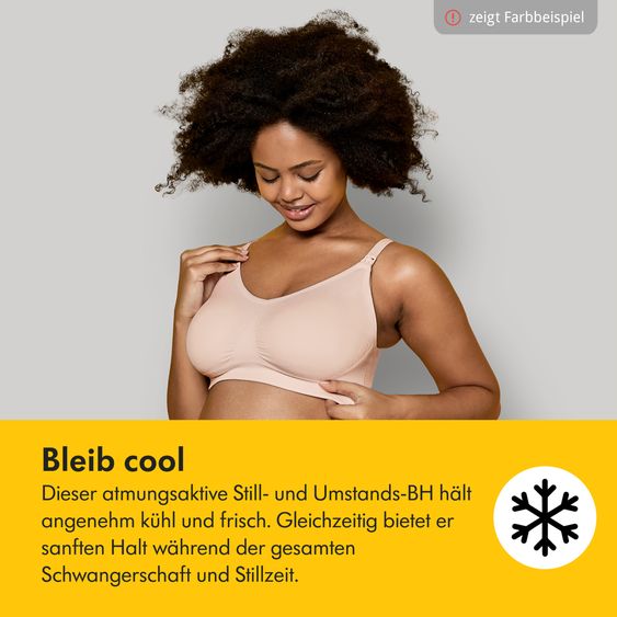 Medela Schwangerschafts- & Still-BH Keep Cool Ultra BH - Schwarz - Gr. L
