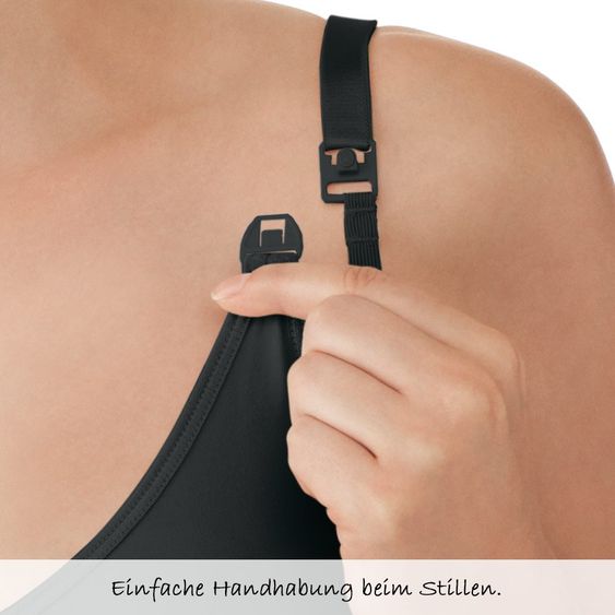 Medela Pregnancy & Nursing Bra - Black - Size S
