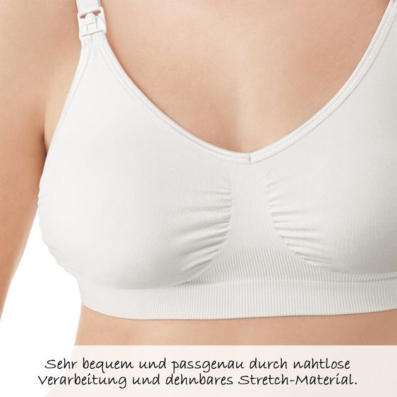 Medela Schwangerschafts- & Still-BH - Weiß - Gr. S