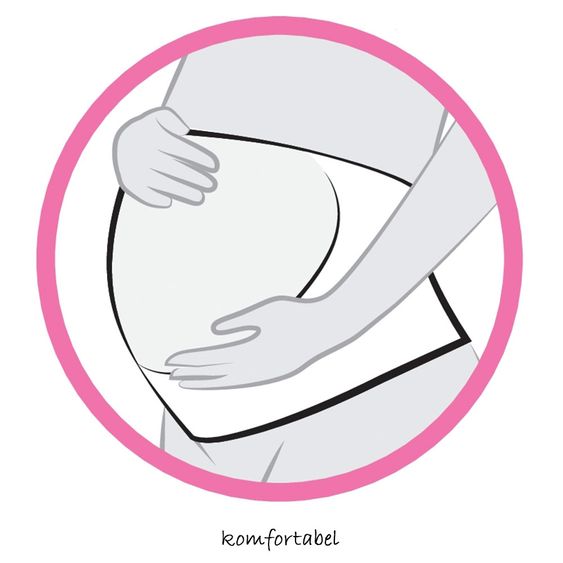 Medela Stützendes Bauchband - Weiß - Gr. S