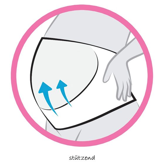 Medela Stützendes Bauchband - Weiß - Gr. S