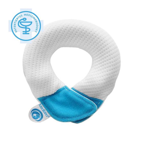 Medibino Kopfstütze / Babykissen gegen Kopfverformung - Tencel - Blau
