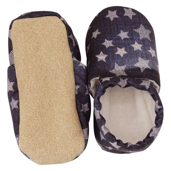 Melaya Babyschuhe - Denim & Stars - Blau - Gr. 17 / 18