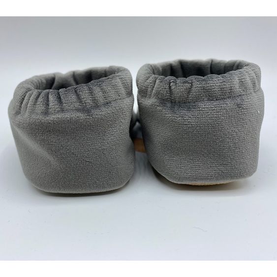 Melaya Babyschuhe - Samt - Gray - Gr. 17/18