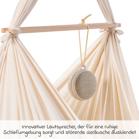 Membantu Bluetooth Lautsprecher White Noise Echo01 mit 10 Klängen - Wheat