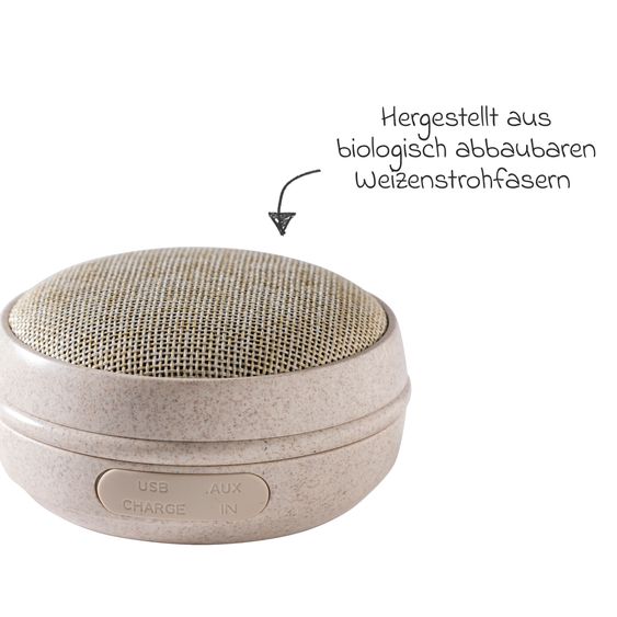 Membantu Bluetooth Lautsprecher White Noise Echo01 mit 10 Klängen - Wheat