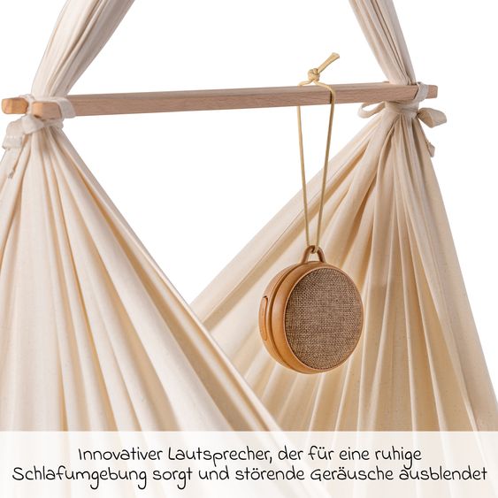 Membantu Bluetooth Lautsprecher White Noise Echo01 mit 10 Klängen - Wood
