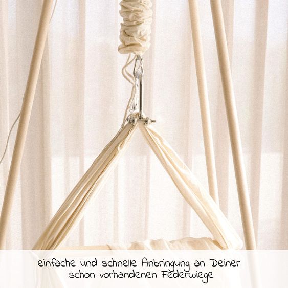 Membantu Feder Junior Spring für Federwiege Membantu von 15 - 25 kg - Nature