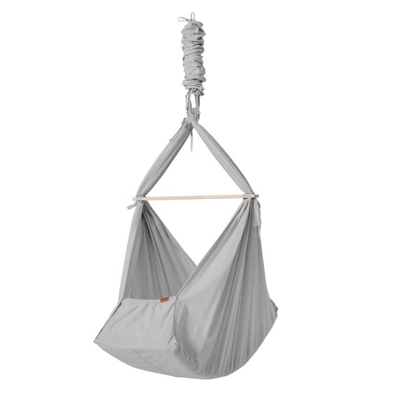 Membantu Basic bassinet from 5 kg to 15 kg with organic cotton incl. mattress - Grey