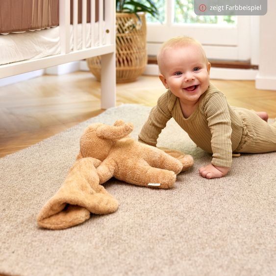 Membantu Peluche Magma in cotone organico con peso incluso sacchetto di semi di lino - Grigio