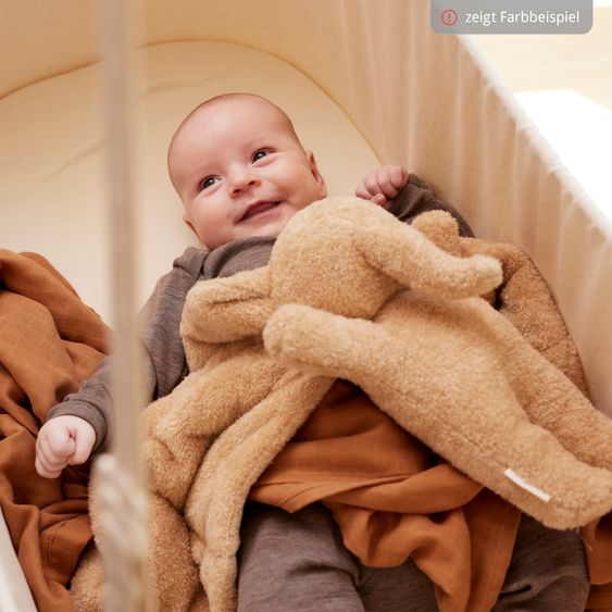 Membantu Peluche Magma in cotone organico con peso incluso sacchetto di semi di lino - Grigio