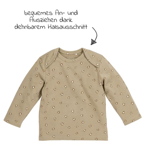 Meyco 2-tlg. Schlafanzug - Mini Panther - Sand - Gr. 50/56