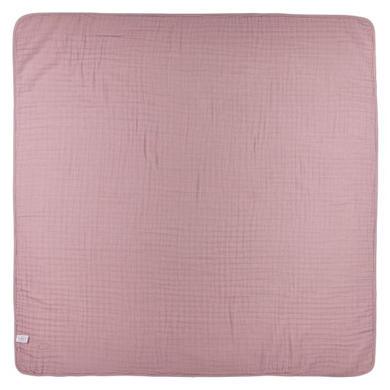 Meyco Coperta per neonati / Coperta per coccole / Scialle multifunzionale con funzione reversibile 120 x 120 cm - Bubbles Lilac