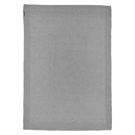 Meyco Cotton blanket 75 x 100 cm - Knots - Grey