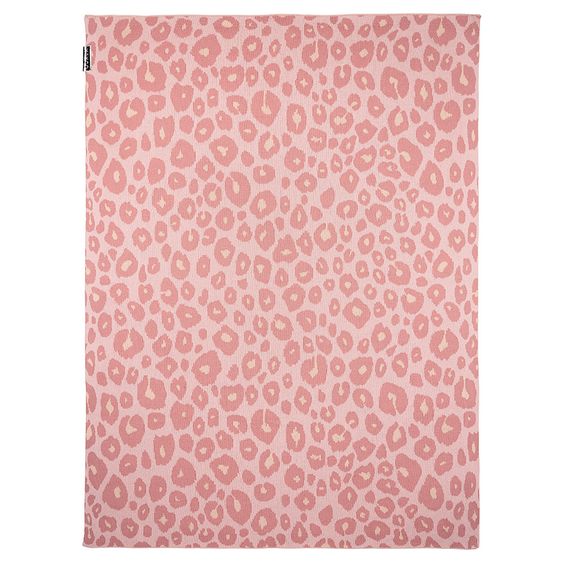 Meyco Baumwoll-Decke 75 x 100 cm - Panther - Rosa