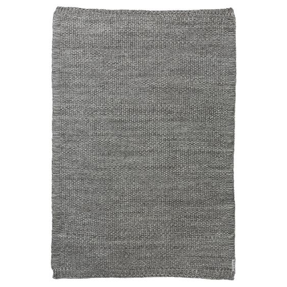 Meyco Baumwoll-Decke 75 x 100 cm - Relief Mixed - Grau