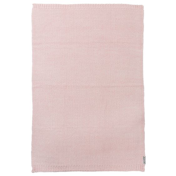 Meyco Baumwoll-Decke 75 x 100 cm - Relief Mixed - Rosa