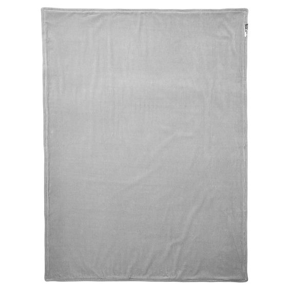 Meyco Baumwoll-Velvet-Decke 75 x 100 cm - Grau