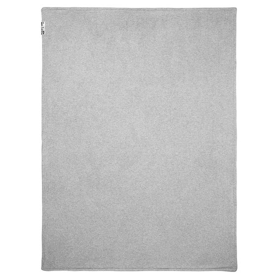 Meyco Baumwoll-Velvet-Decke 75 x 100 cm - Grau