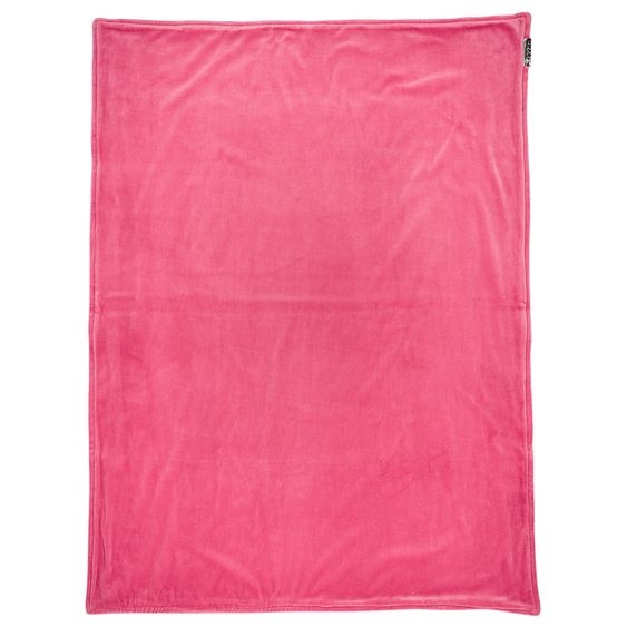 Meyco Baumwoll-Velvet-Decke 75 x 100 cm - Rosa