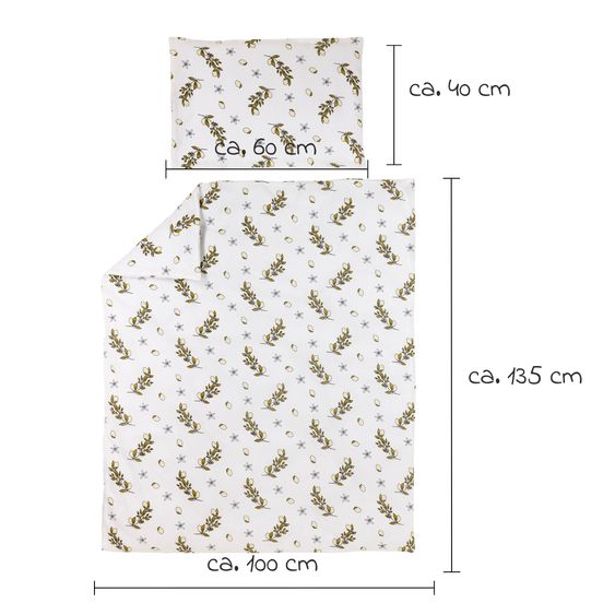 Meyco Cotton bed linen 100 x 135 cm - Lemon