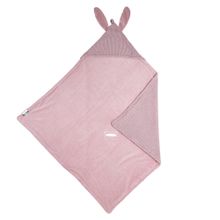 Envelope blanket X Mrs. Keizer 90 x 90 cm - Rabbits - Lilac