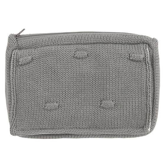Meyco Feuchttücher-Tasche - Knots - Grau