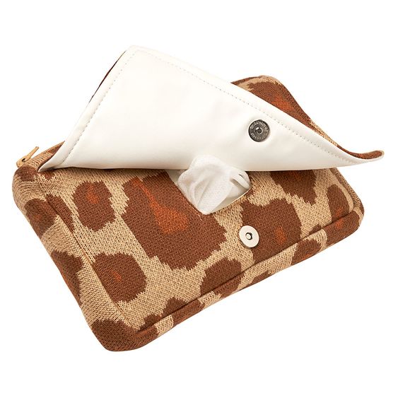 Meyco Feuchttücher-Tasche - Panther - Camel