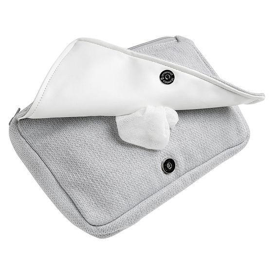 Meyco Feuchttücher-Tasche X Mrs. Keizer - Rabbits - Silver