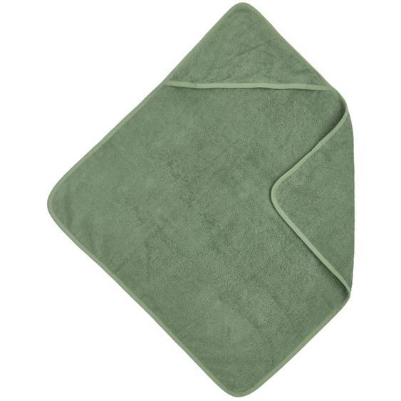 Meyco Asciugamano da bagno con cappuccio 75 x 75 cm - Verde Foresta