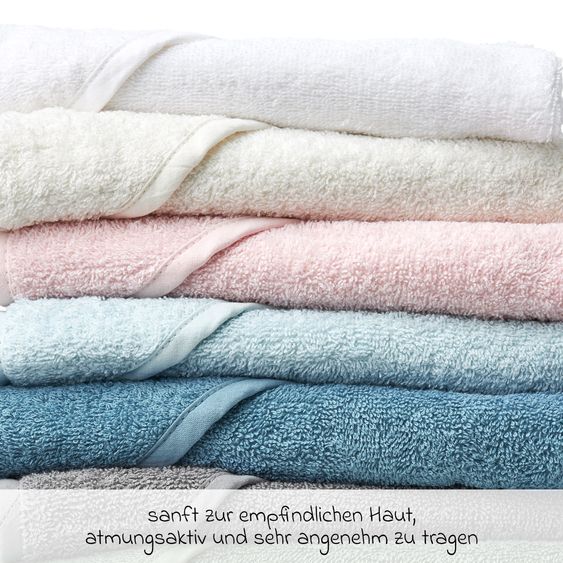 Meyco Accappatoio con cappuccio 75 x 75 cm - Offwhite