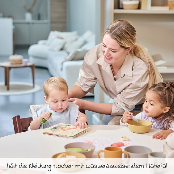 Meyco Bavaglini a strappo 2 pezzi Spugna 25 x 34 cm - Wavy - Grigio Blu