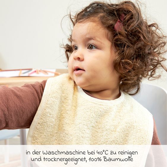 Meyco Klettlätzchen 3er Pack - Soft Mint, Soft Yellow & Light Blue