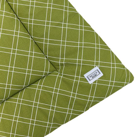 Meyco Krabbeldecke 80 x 100 cm - Double Diamond - Avocado