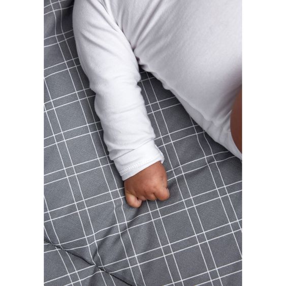 Meyco Krabbeldecke 80 x 100 cm - Double Diamond - Grey