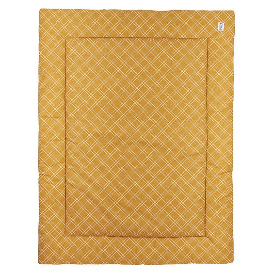 Meyco Krabbeldecke 80 x 100 cm - Double Diamond - Honey Gold