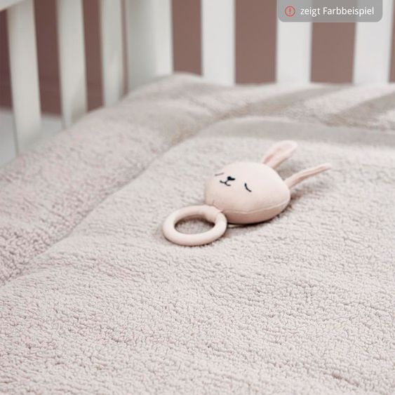 Meyco Krabbeldecke / Laufgittereinlage Teddy 80 x 100 cm - Sand