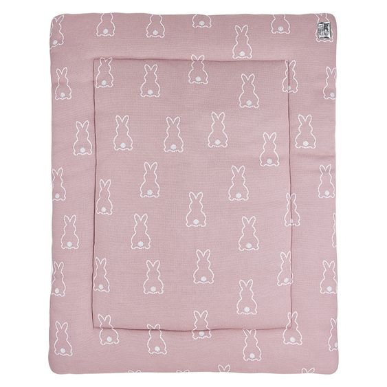 Meyco Krabbeldecke & Laufgittereinlage X Mrs. Keizer 97 x 77 cm - Rabbits - Lilac