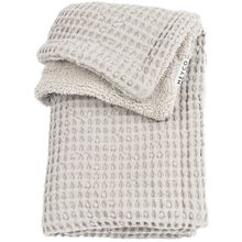 Coperta Teddy 75 x 100 cm - Waffle - Grigio