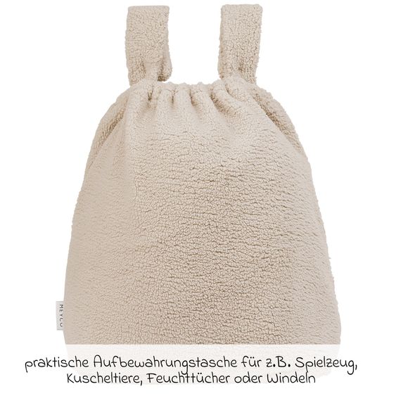 Meyco Aufbewahrungstasche / Utensilo Teddy - Sand